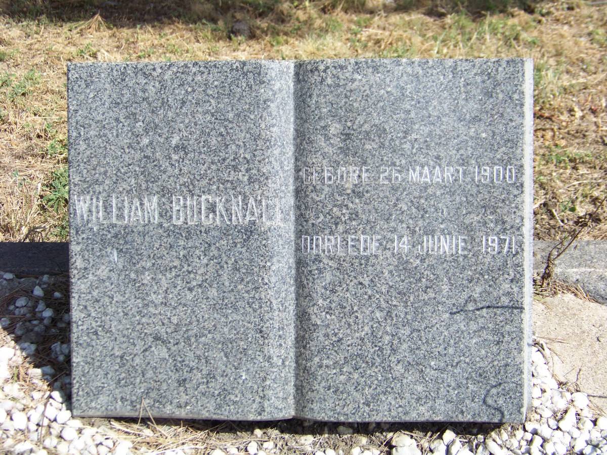 BUCKNALL William 1900-1971