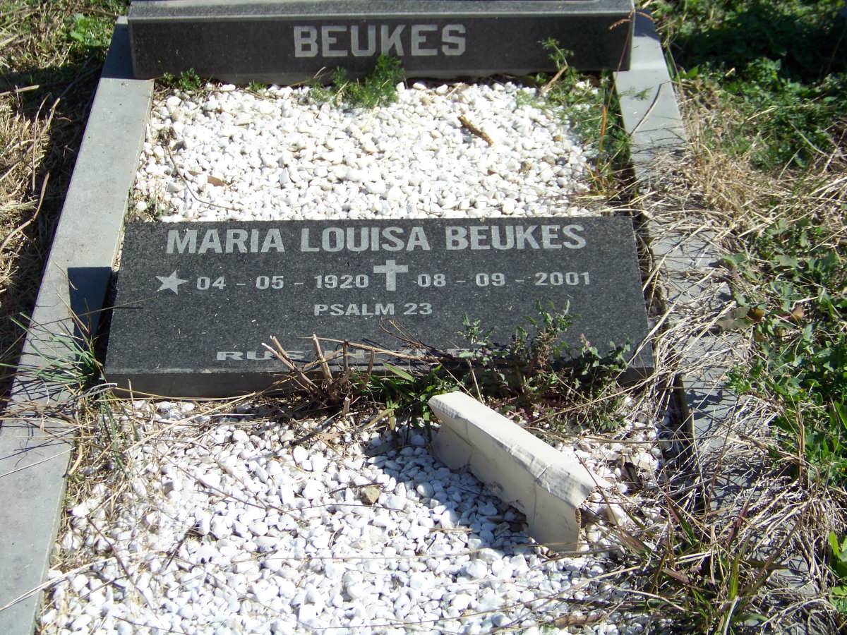 BEUKES Maria Louisa 1920-2001