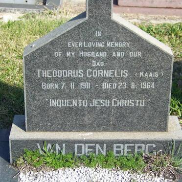 BERG Theodorus Cornelis, van den 1911-1964