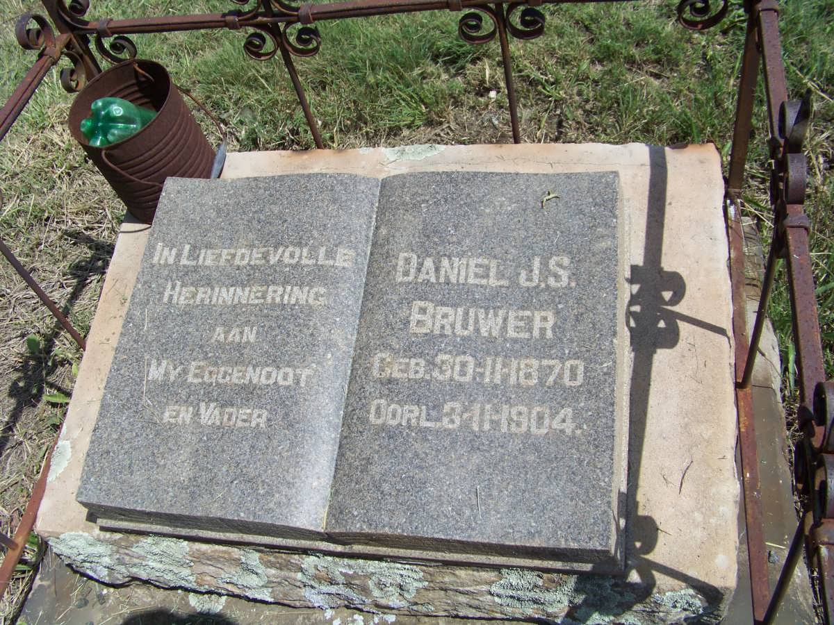 BRUWER Daniel J.S. 1870-1904