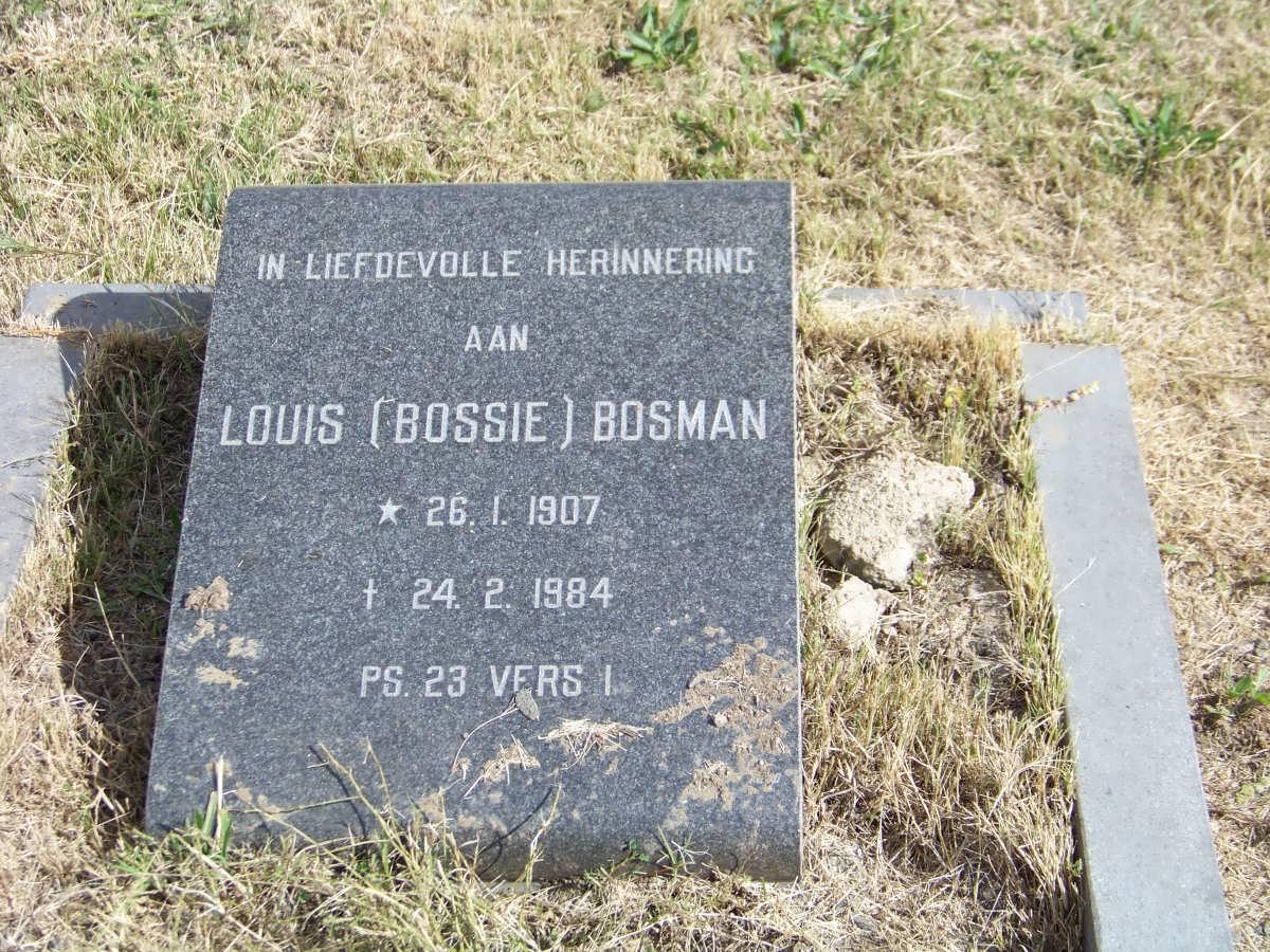 BOSMAN Louis 1907-1984