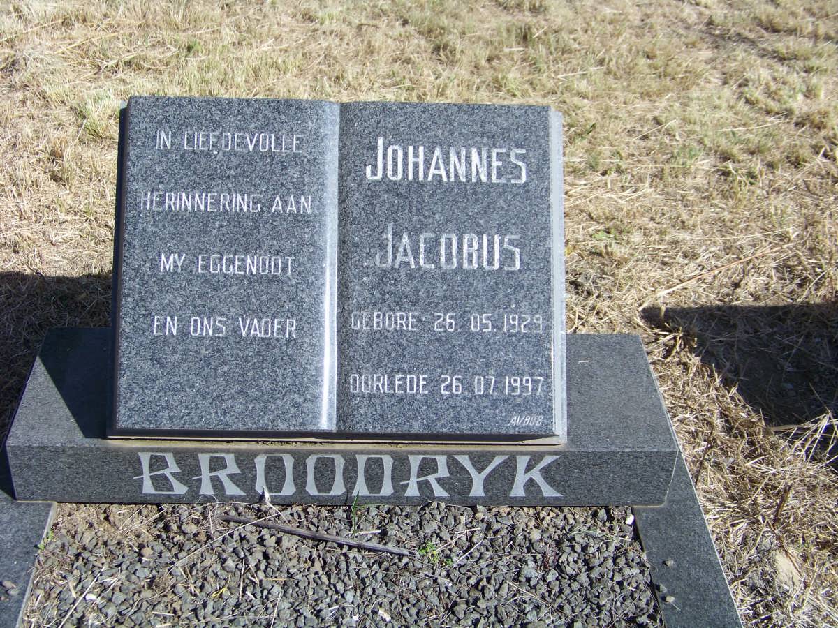BROODRYK Johannes Jacobus 1929-1997