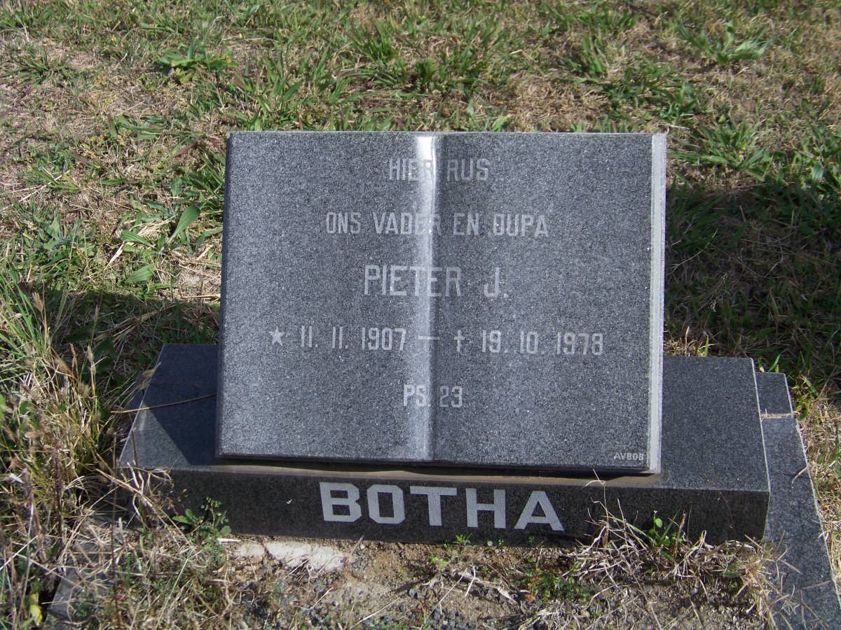 BOTHA Pieter J. 1907-1978