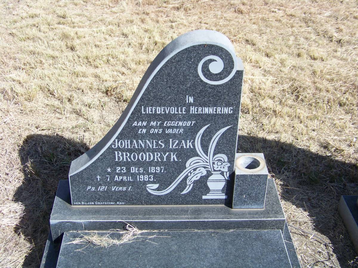 BROODRYK Johannes Izak 1897-1983