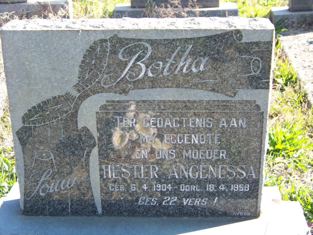 BOTHA Hester Angenessa nee LOUW 1904-1958