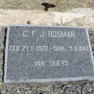 BOSMAN C.F.J. 1922-1942