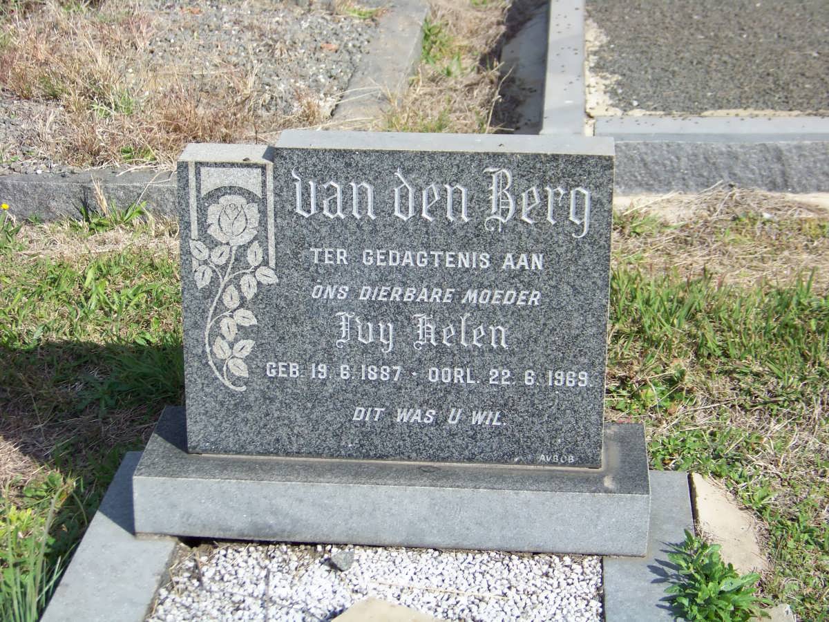 BERG Ivy Helen, van den 1887-1969