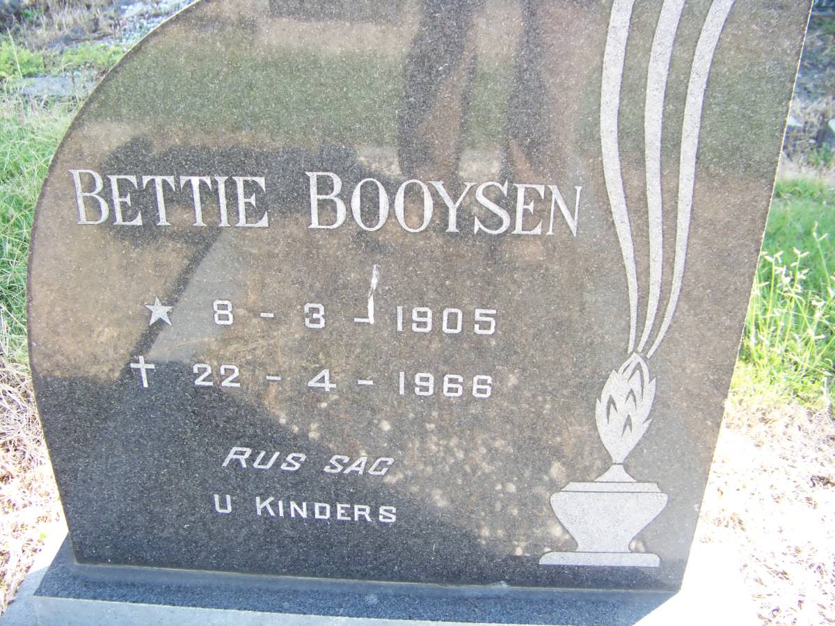 BOOYSEN Bettie 1905-1966
