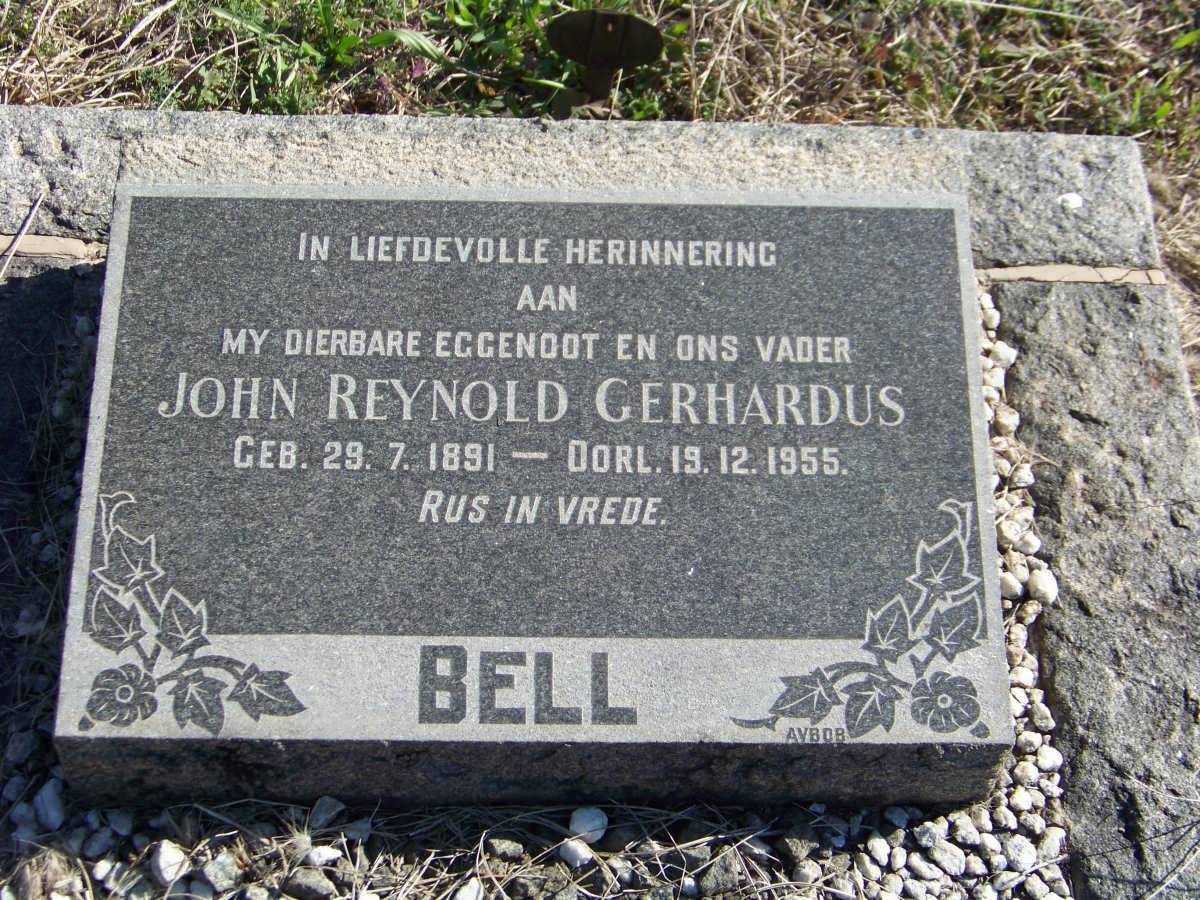BELL John Reynold Gerhardus 1891-1955