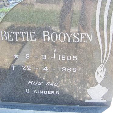 BOOYSEN Bettie 1905-1966