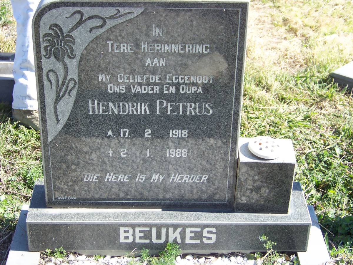 BEUKES Hendrik Petrus 1918-1988