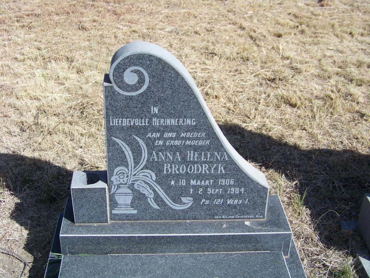 BROODRYK Anna Helena 1906-1984