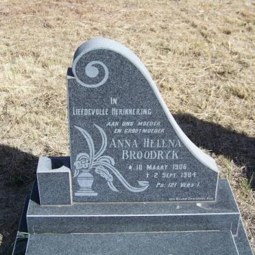 BROODRYK Anna Helena 1906-1984