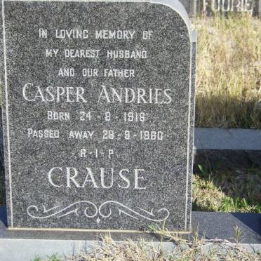 CRAUSE Casper Andries 1916-1980