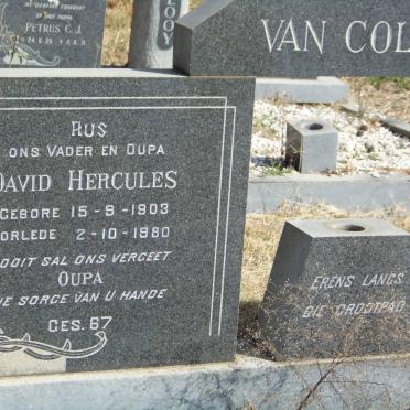 COLLER David Hercules, van 1903-1980 &amp; Hendrina P.C. FOUCHE 1906-1970 _1