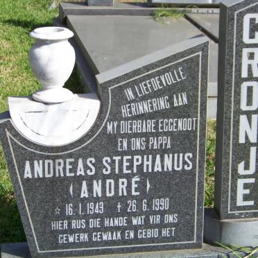 CRONJE Andreas Stephanus 1949-1990