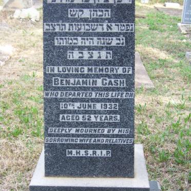 CASH Benjamin -1932