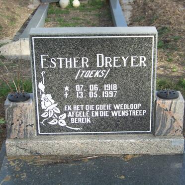 DREYER Esther 1918-1997