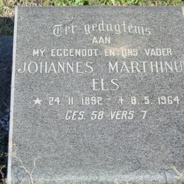 ELS Johannes Marthinus 1892-1964