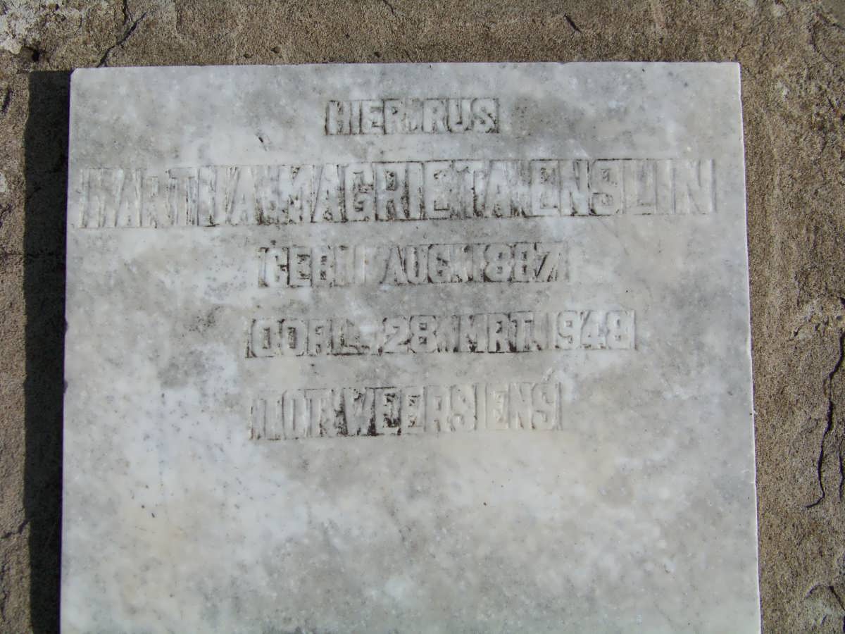 ENSLIN Martha Magrieta 1887-1948