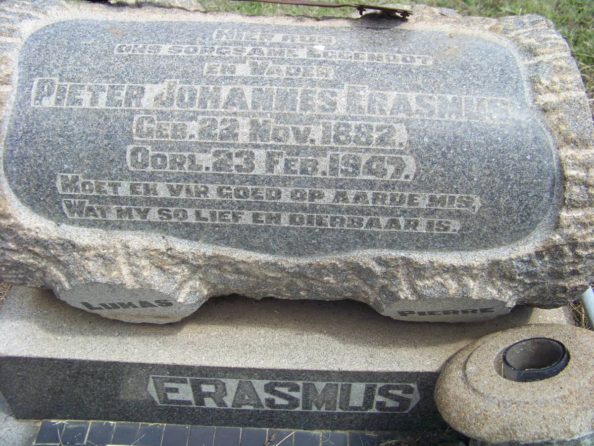 ERASMUS Pieter Johannes 1882-1947 