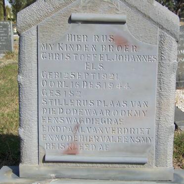 ELS Christoffel Johannes 1921-1944