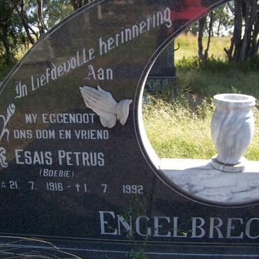 ENGELBRECHT Esais Petrus 1916-1992 &amp; Anna Maria Cornelia HENDRIKS 1920-