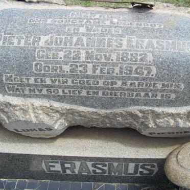 ERASMUS Pieter Johannes 1882-1947 