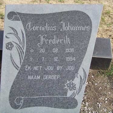 FOURIE Cornelius Johannes Frederik 1935-1994