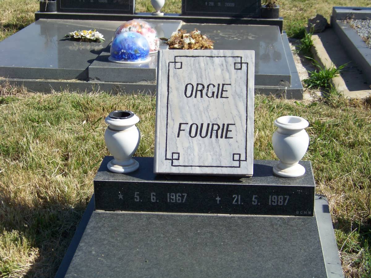 FOURIE Orgie 1967-1987