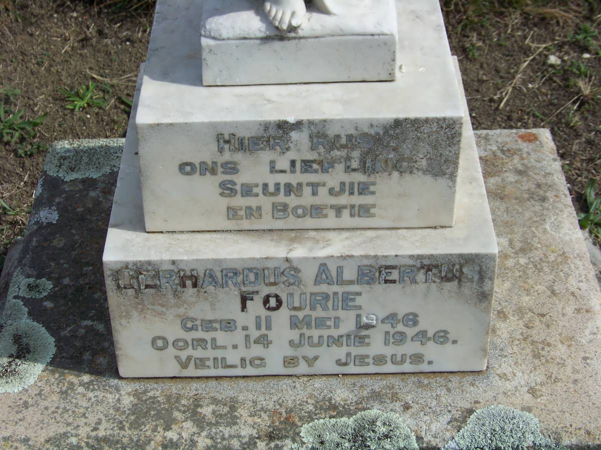 FOURIE Gerhardus Albertus 1946-1946