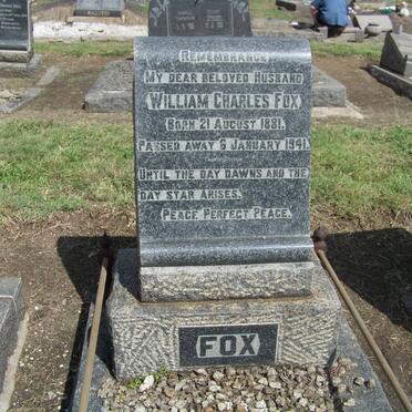 FOX William Charles 1881-1941