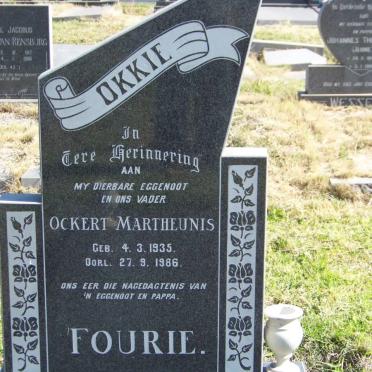 FOURIE Ockert Martheunis 1935-1986