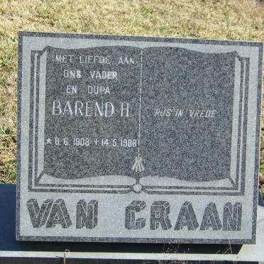 GRAAN Barend H., van 1908-1988