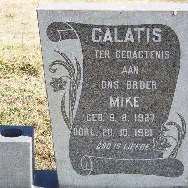 GALATIS Mike 1927-1981