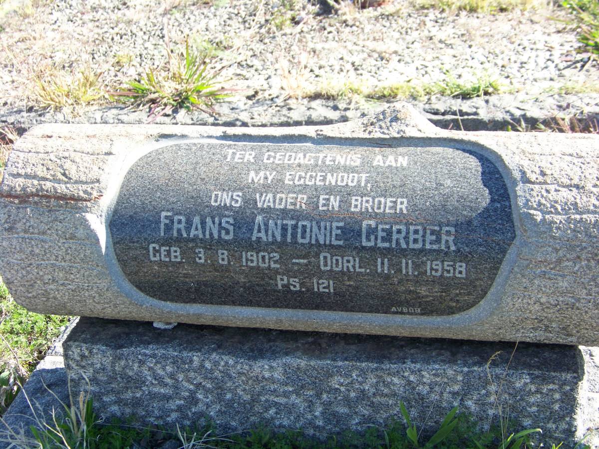 GERBER Frans Antonie 1902-1958