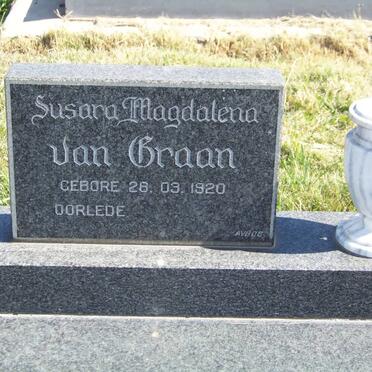 GRAAN Susara Magdalena, van 1920-