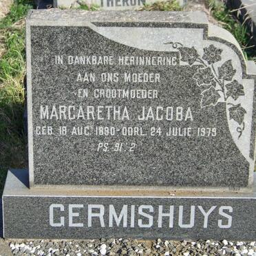 GERMISHUYS Margaretha Jacoba 1890-1979