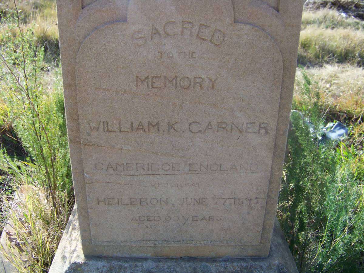 GARNER William K. -1895