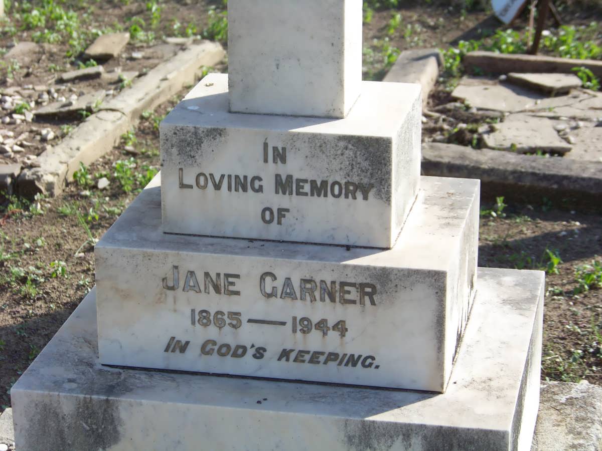 GARNER Jane 1865-1944