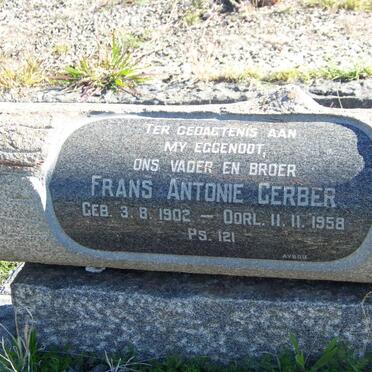 GERBER Frans Antonie 1902-1958