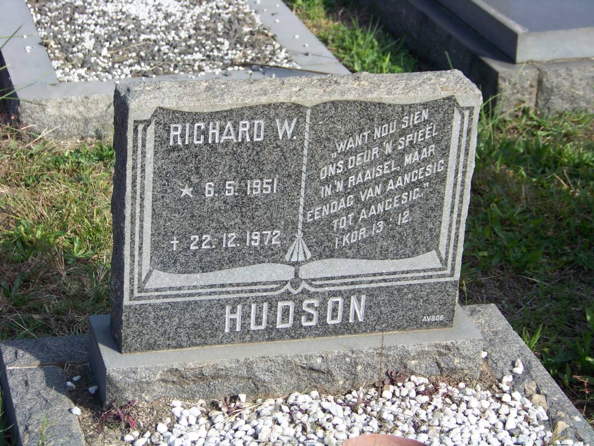 HUDSON Richard W. 1951-1972