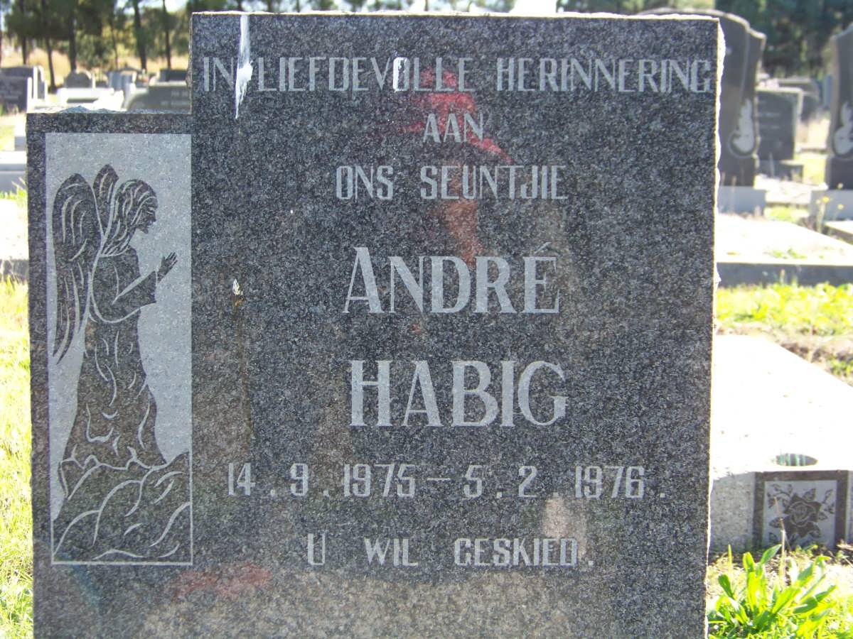 HABIG André 1975-1976