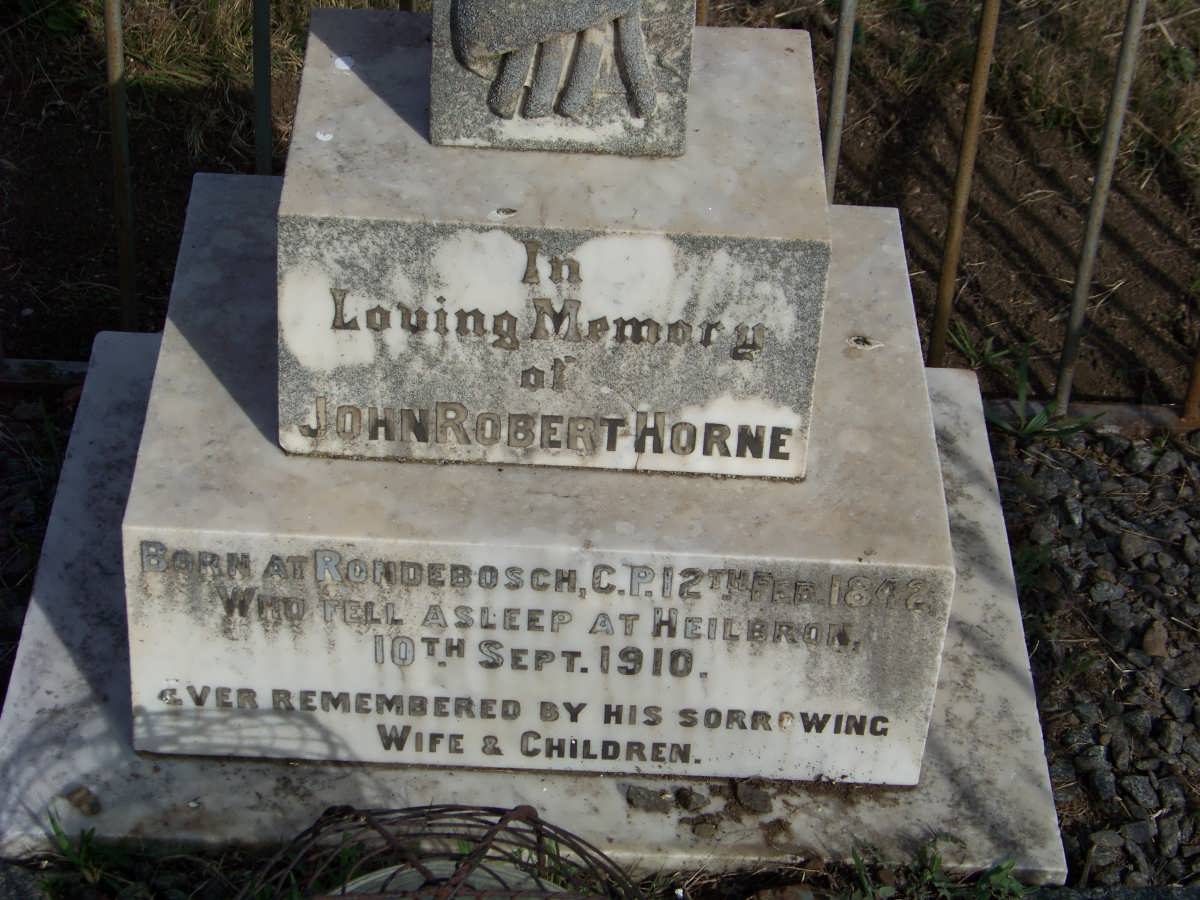 HORNE John Robert 1842-1910