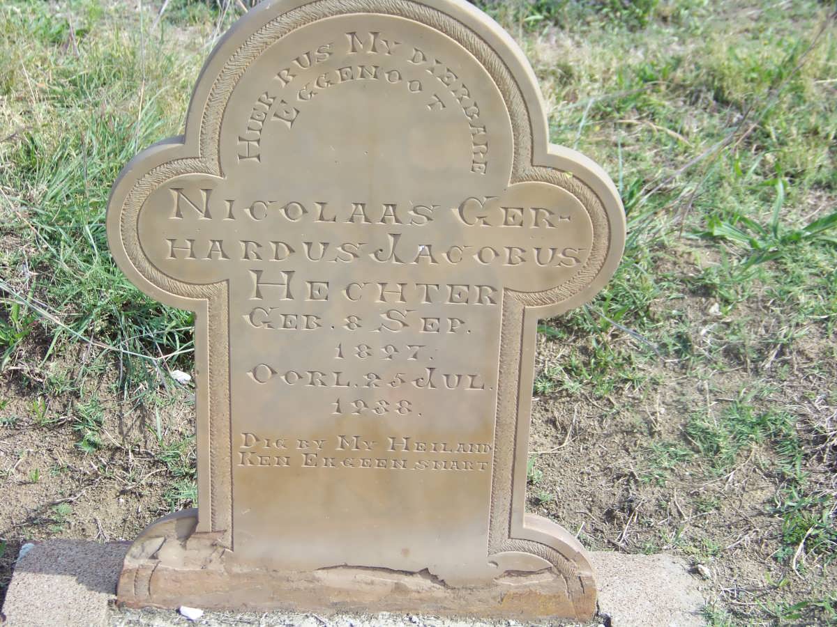 HECHTER Nicolaas Gerhardus Jacobus 1897-1938
