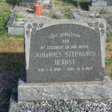 HERBST Johannes Stephanus 1908-1959