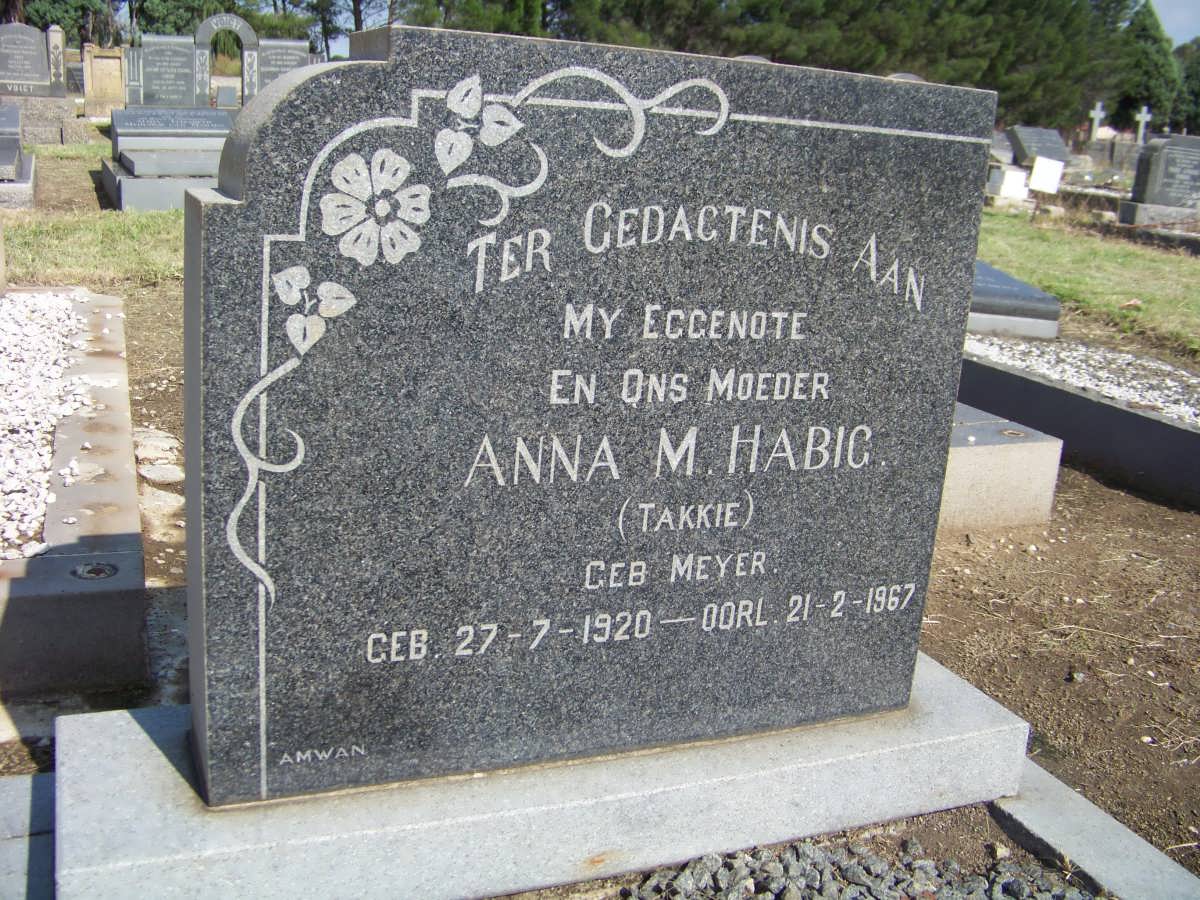 HABIG Anna M. nee MEYER 1920-1967