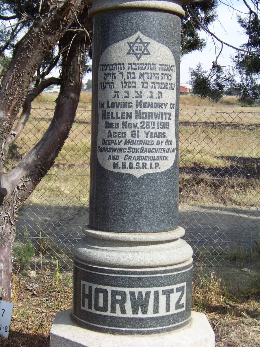 HORWITZ Hellen -1918