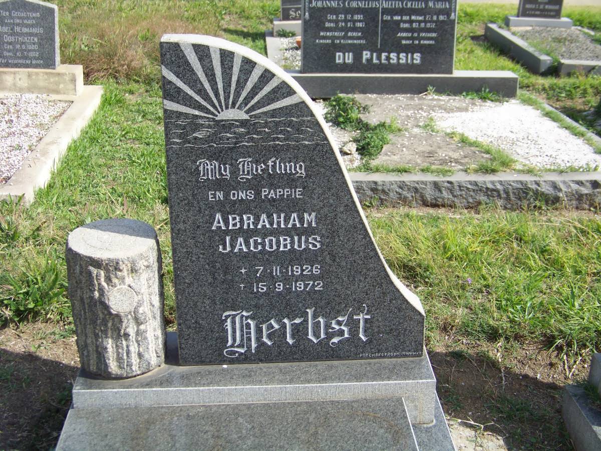 HERBST Abraham Jacobus 1926-1972