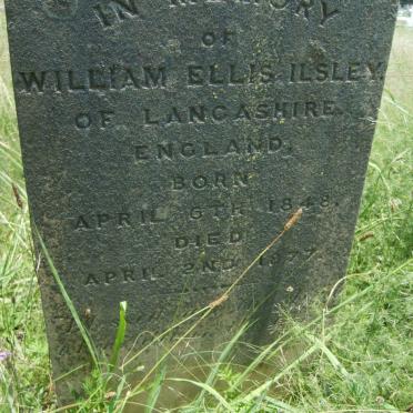ILSLEY  William Ellis 1848-1877